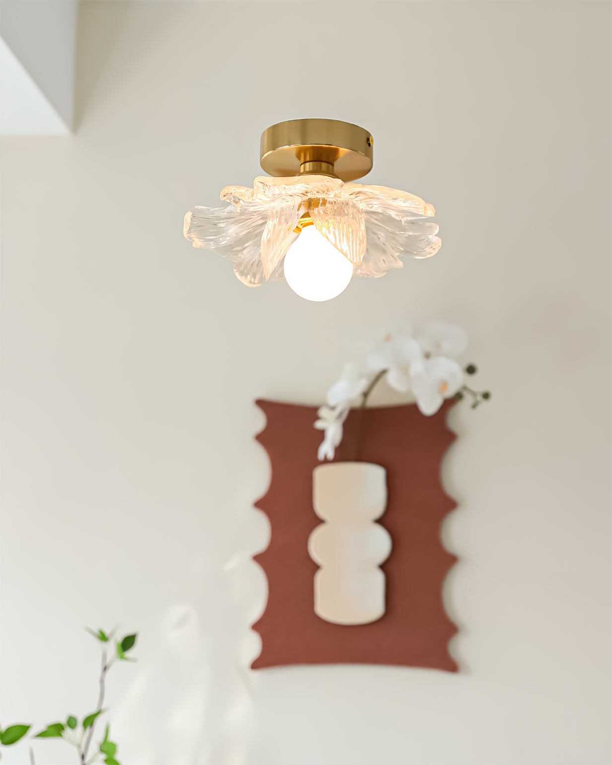 WHITBY PETAL SHAPED CEILING ILLUMINATOR