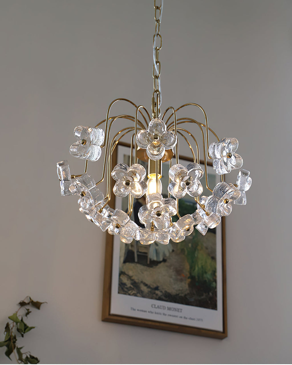 VIOLETTE FLORAL INSPIRATION HANGING LANTERN