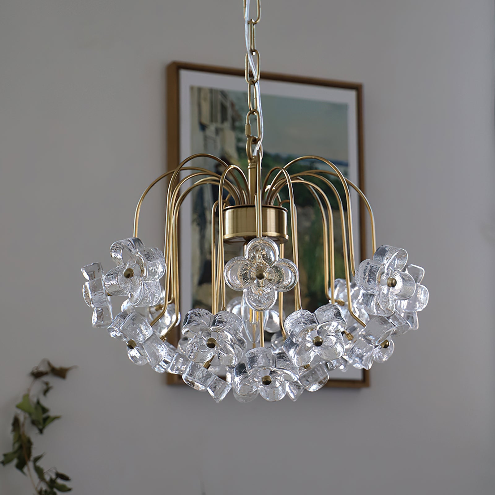 VIOLETTE FLORAL INSPIRATION HANGING LANTERN