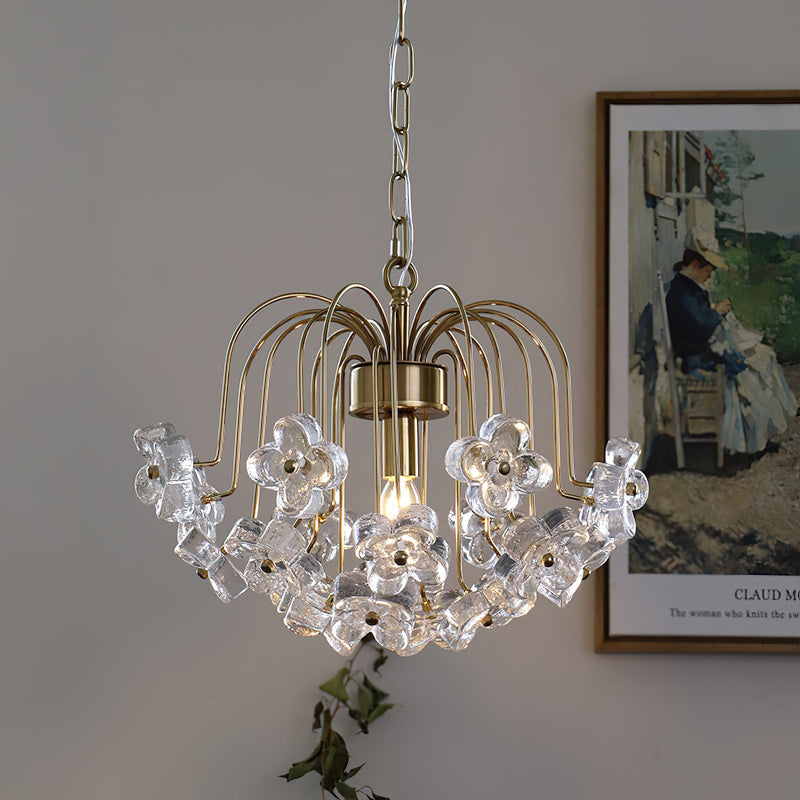 VIOLETTE FLORAL INSPIRATION HANGING LANTERN