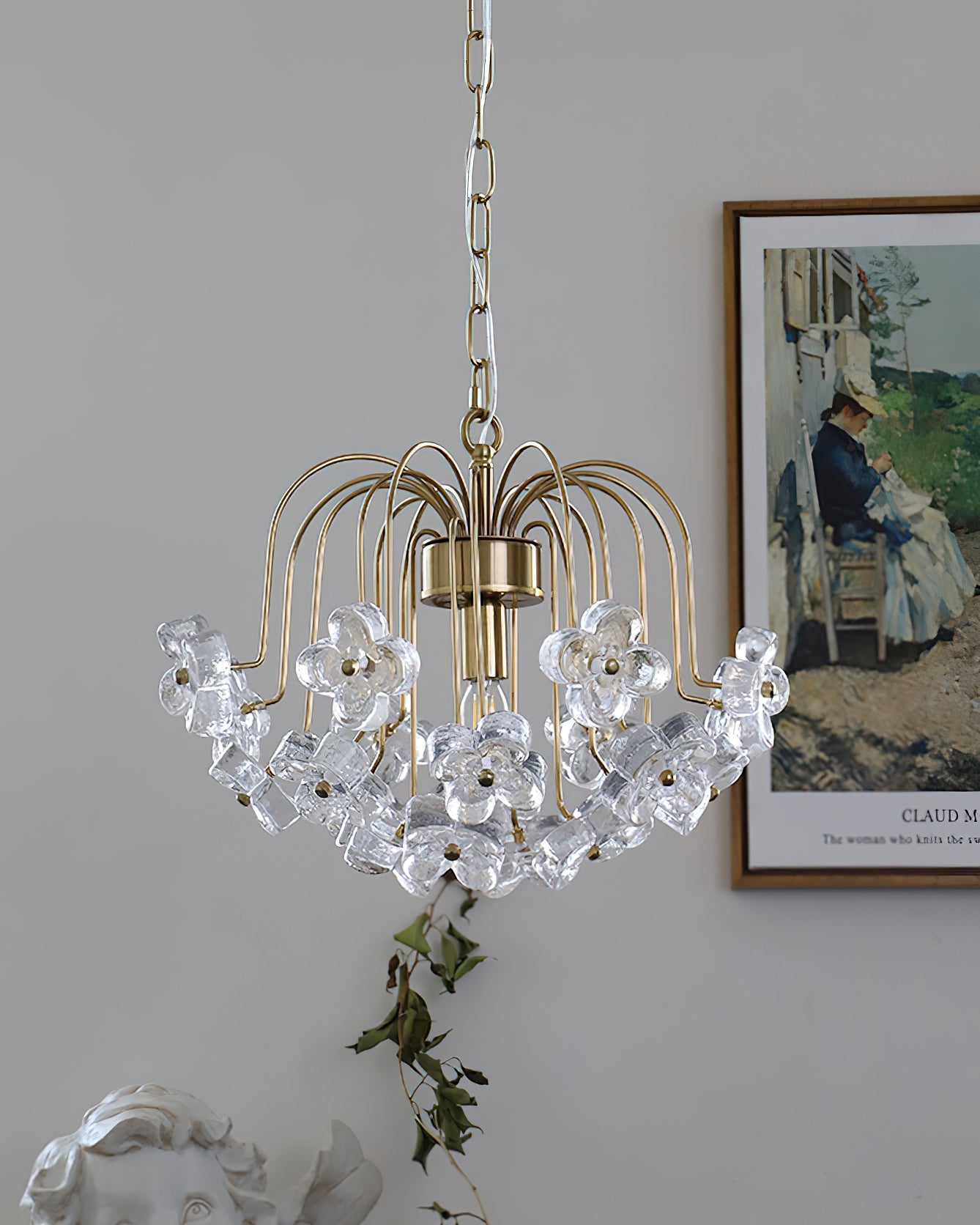 VIOLETTE FLORAL INSPIRATION HANGING LANTERN