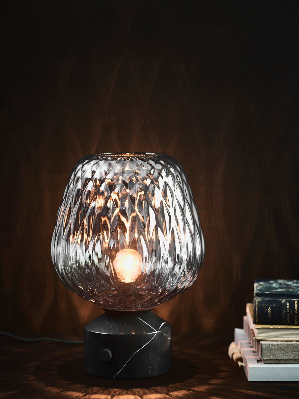 WINTHROP HAND-BLOWN GLASS TABLE ILLUMINATOR