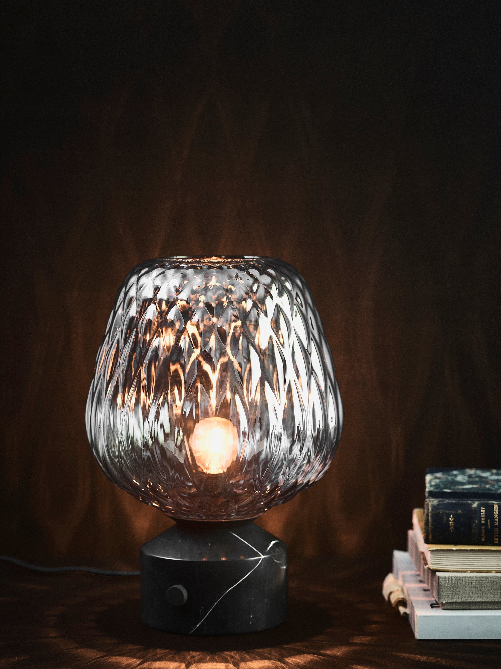 WINTHROP HAND-BLOWN GLASS TABLE ILLUMINATOR
