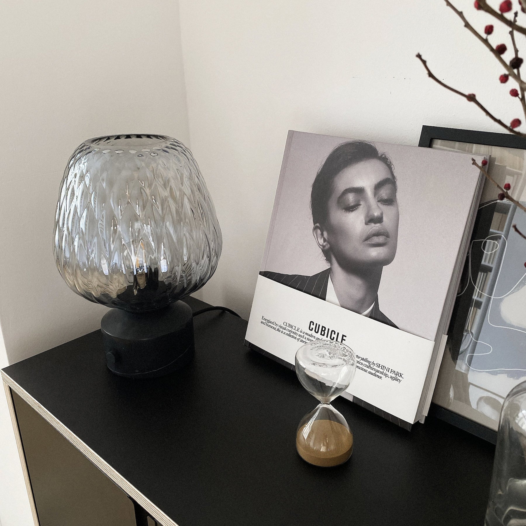 WINTHROP HAND-BLOWN GLASS TABLE ILLUMINATOR
