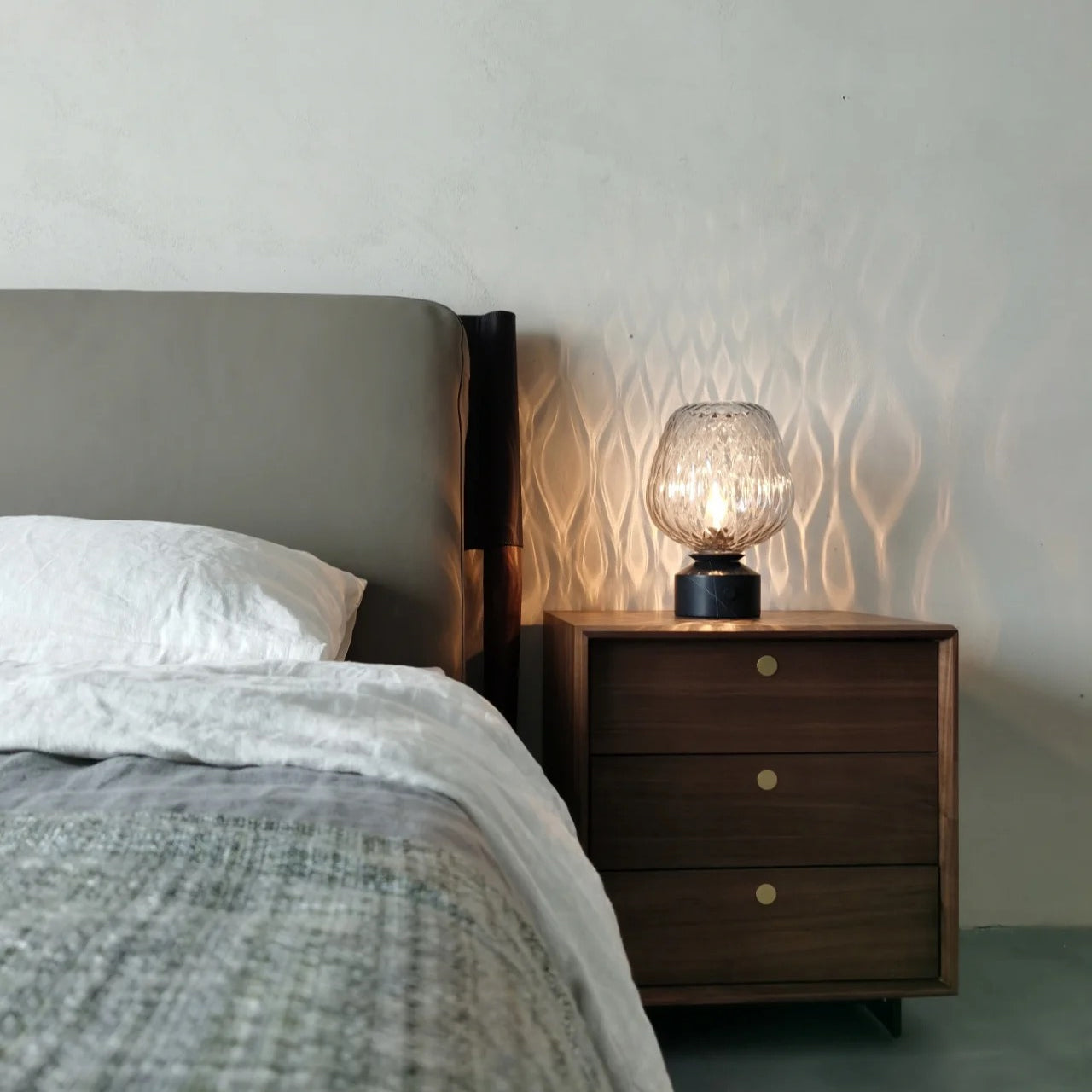 WINTHROP HAND-BLOWN GLASS TABLE ILLUMINATOR