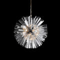 FENWICK CRYSTAL FLEUR-DE-LIS CHANDELIER