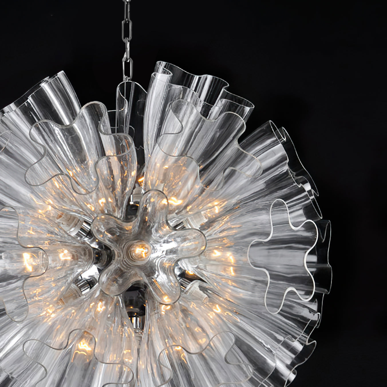 FENWICK CRYSTAL FLEUR-DE-LIS CHANDELIER