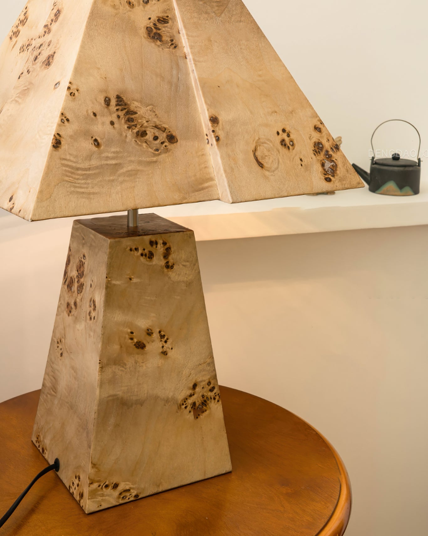 THISTLE WOODEN PYRAMID LANTERN