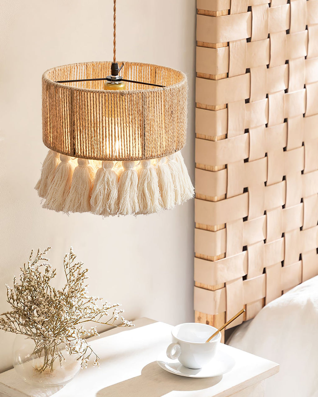 FELICITY WOVEN HANGING LANTERN