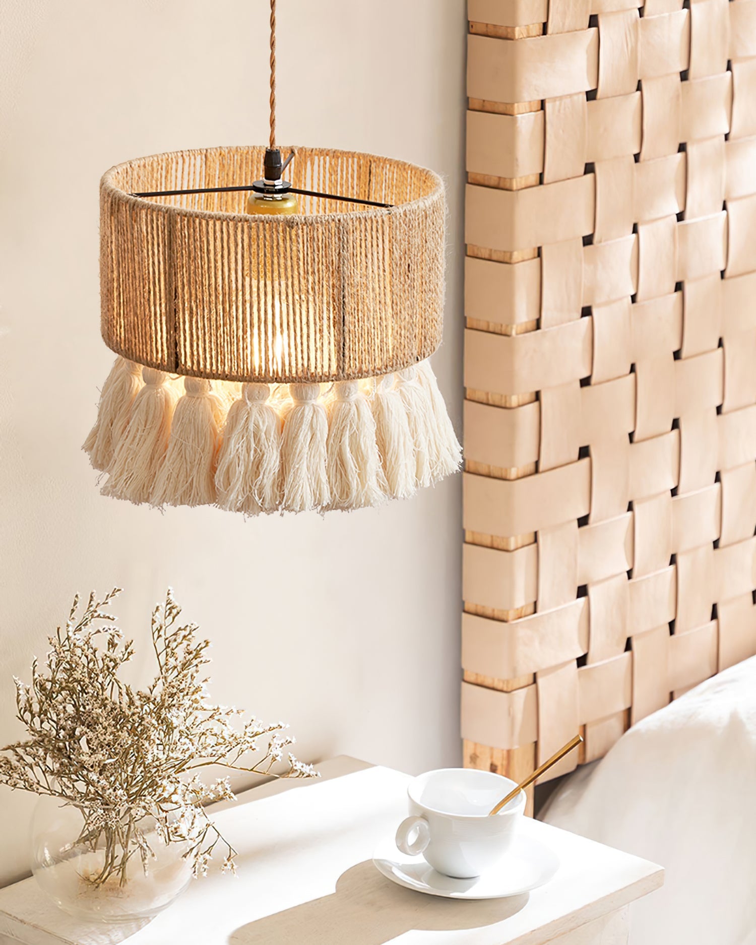 FELICITY WOVEN HANGING LANTERN