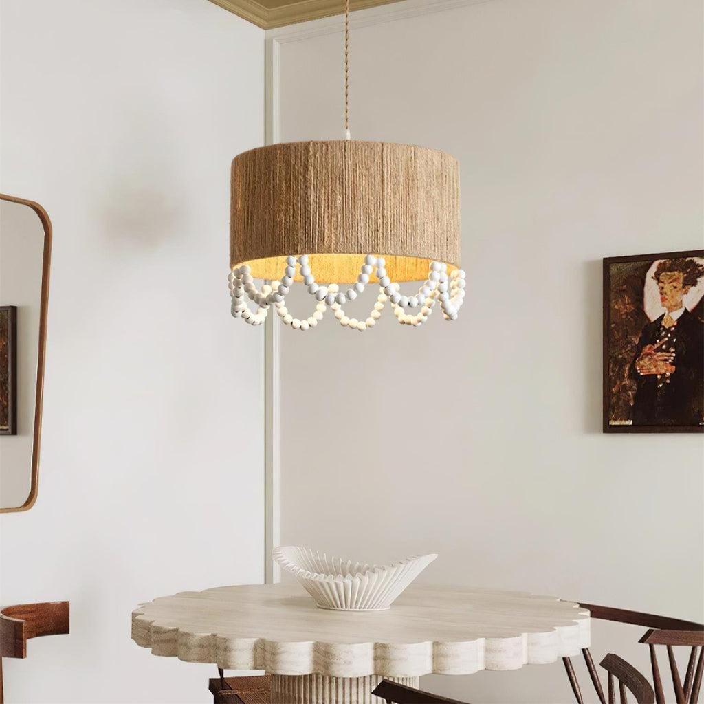 FENWICK WOVEN CANOPY PENDANT LIGHT