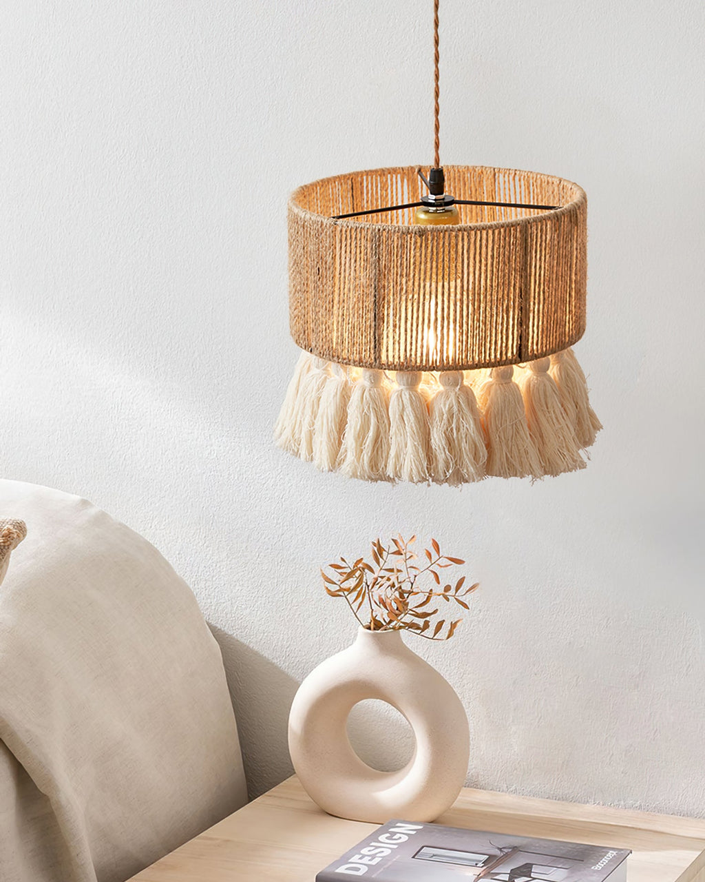 FELICITY WOVEN HANGING LANTERN