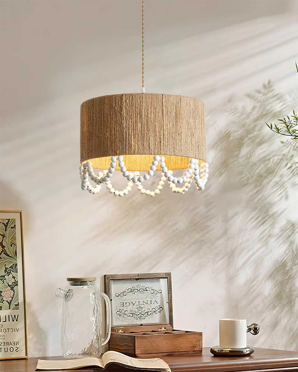FENWICK WOVEN CANOPY PENDANT LIGHT
