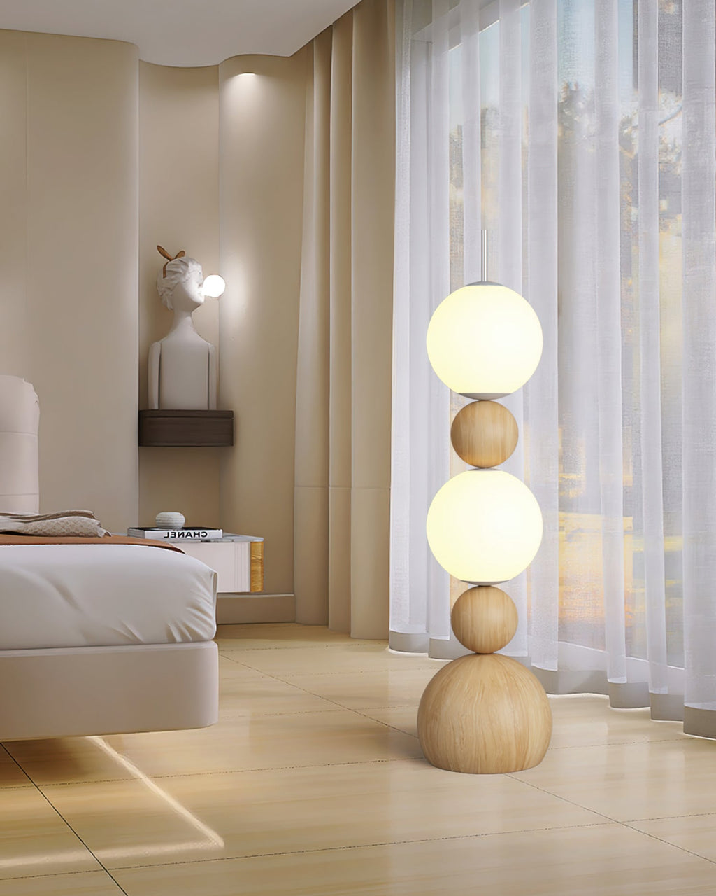 RAVENWOOD SPHERE FLOOR LIGHT