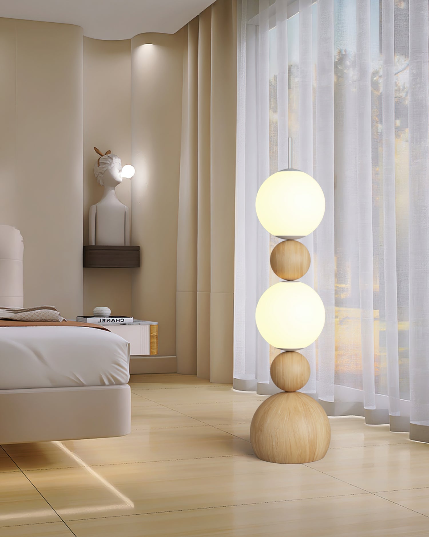 RAVENWOOD SPHERE FLOOR LIGHT