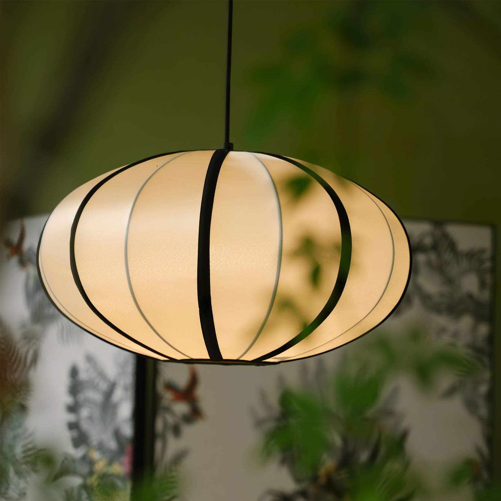 CHARLESTON WOVEN CANOPY HANGING LAMP