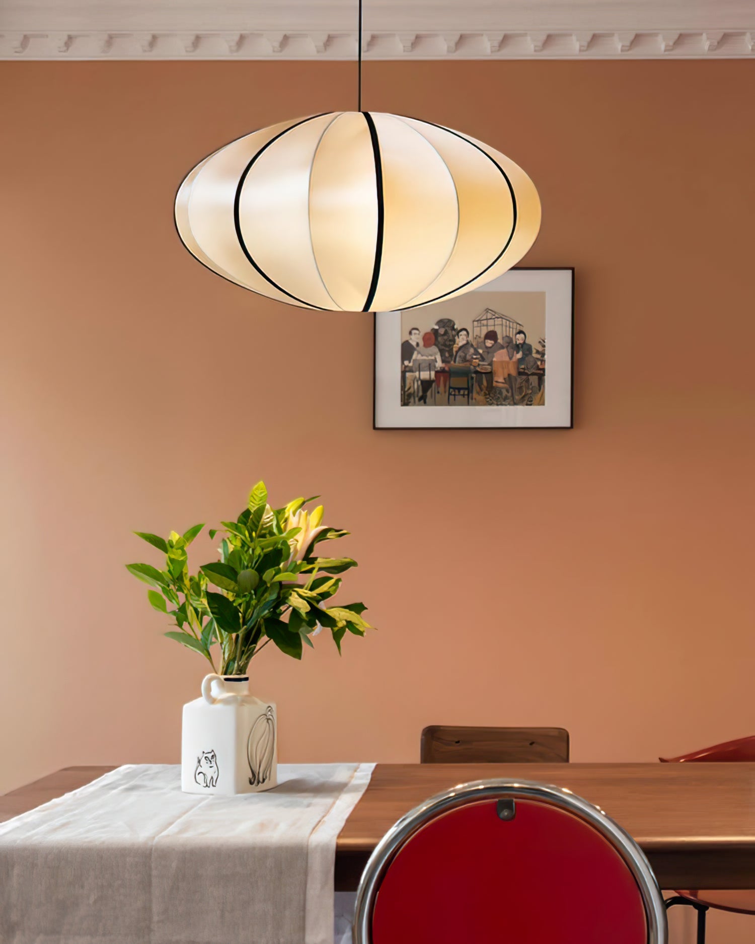 CHARLESTON WOVEN CANOPY HANGING LAMP