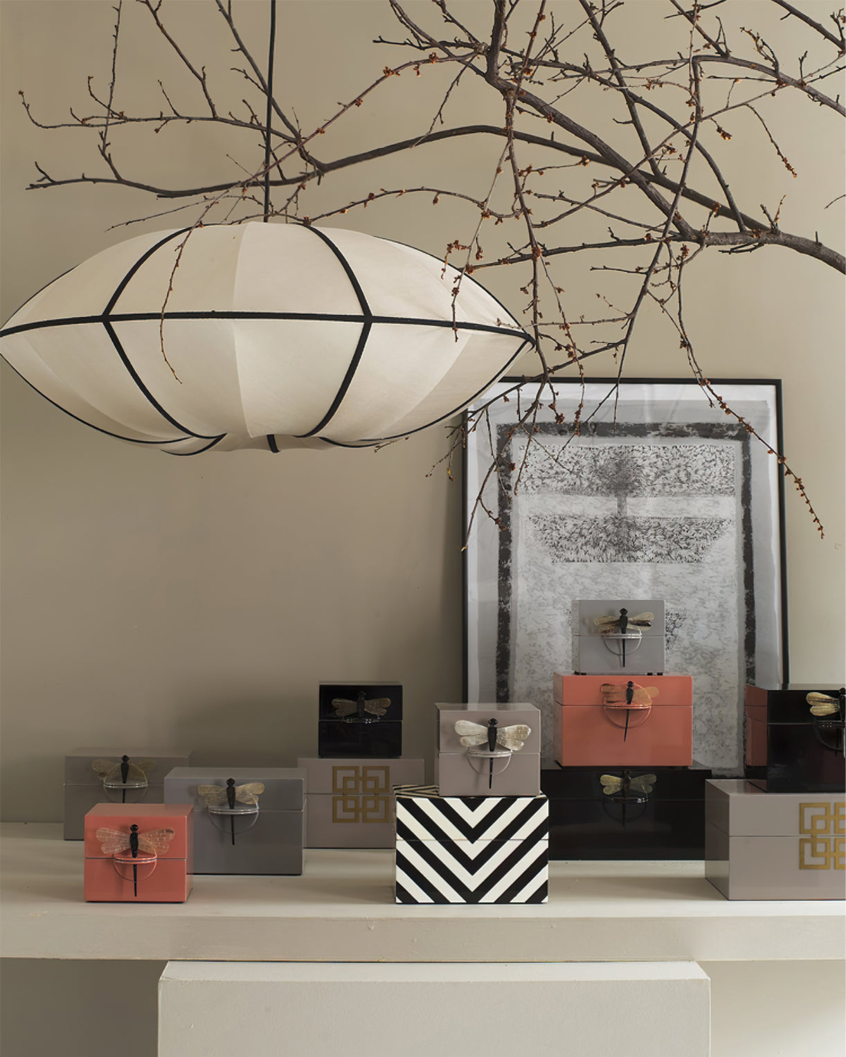 CHARLESTON WOVEN CANOPY HANGING LAMP