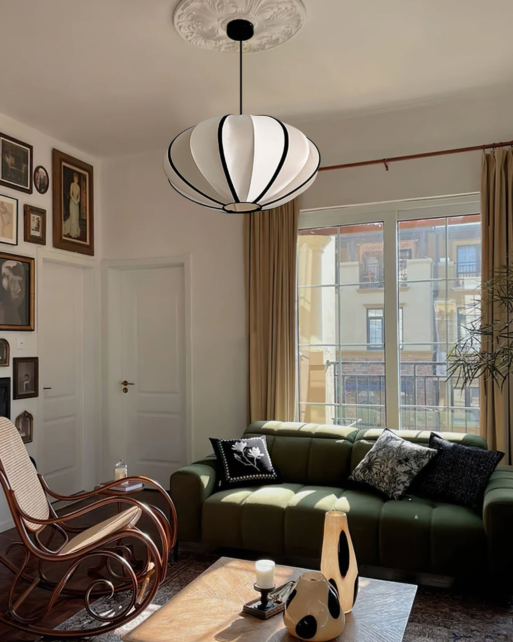 CHARLESTON WOVEN CANOPY HANGING LAMP