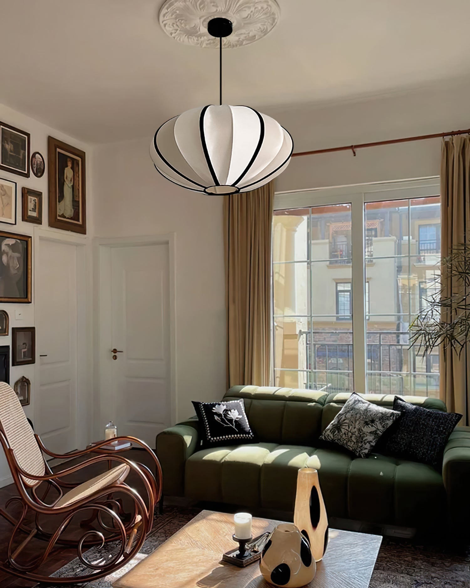 CHARLESTON WOVEN CANOPY HANGING LAMP