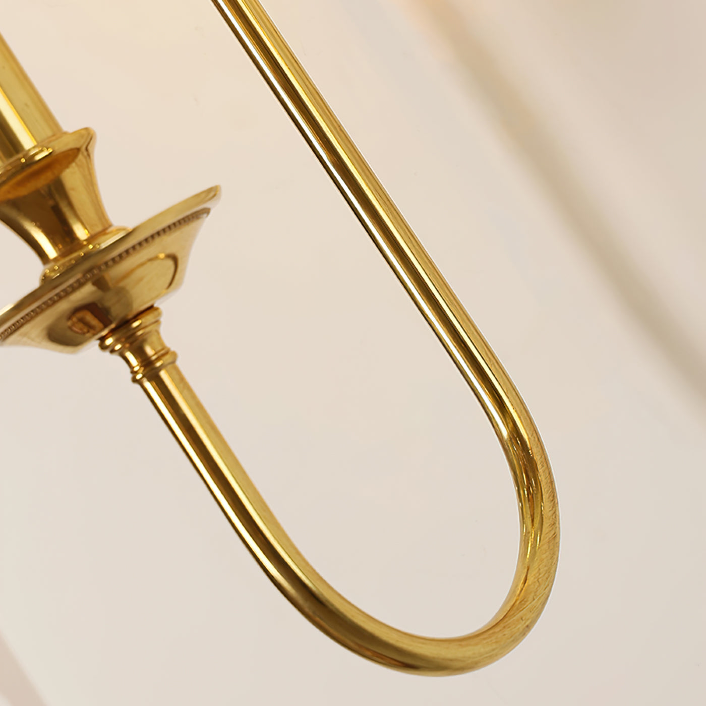 WINTHORPE ARCHING BRASS WALL SCONCE
