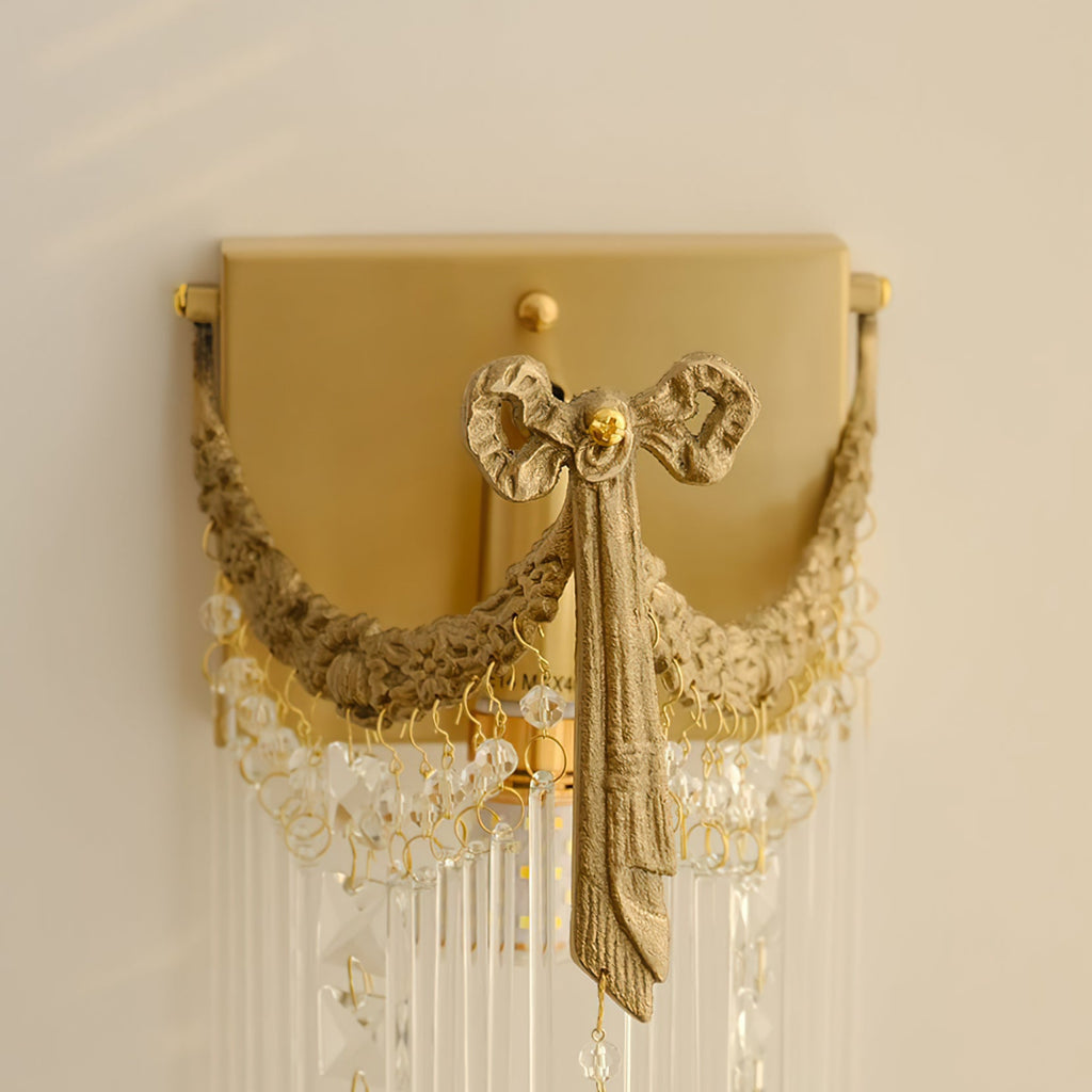 WINTHROP CRYSTAL BOWTIE WALL SCONCE