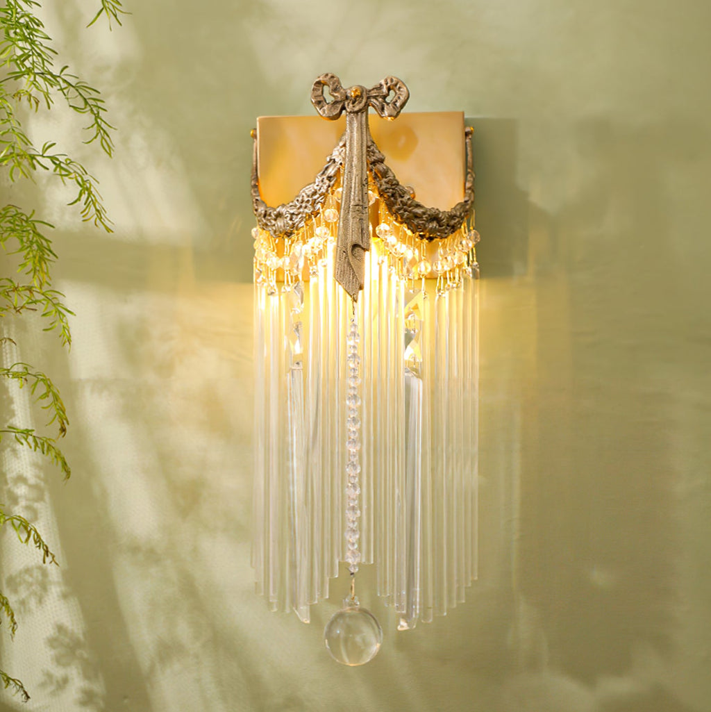 WINTHROP CRYSTAL BOWTIE WALL SCONCE