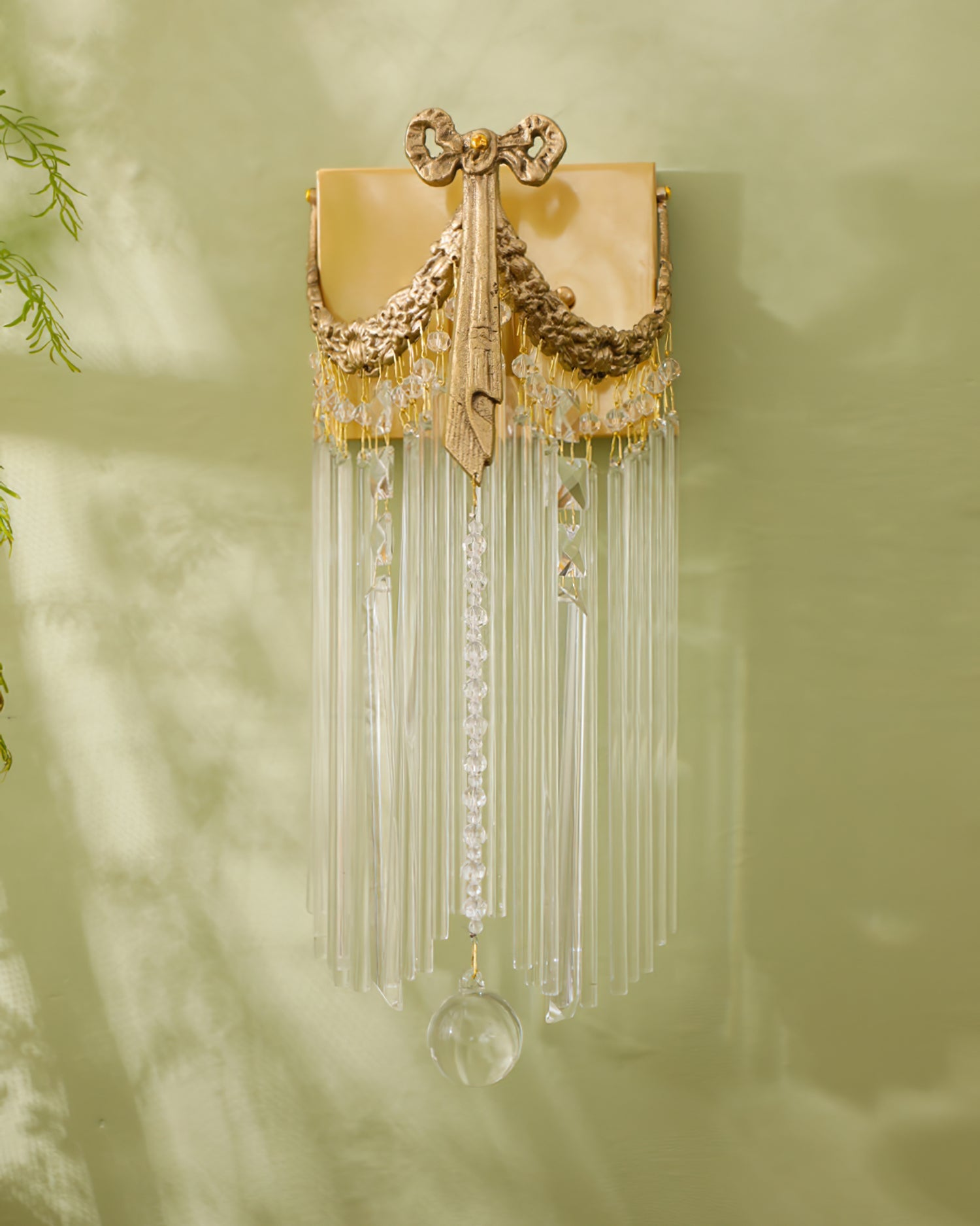 WINTHROP CRYSTAL BOWTIE WALL SCONCE
