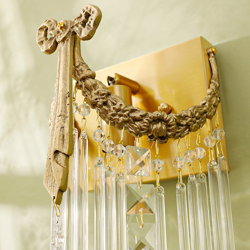 WINTHROP CRYSTAL BOWTIE WALL SCONCE