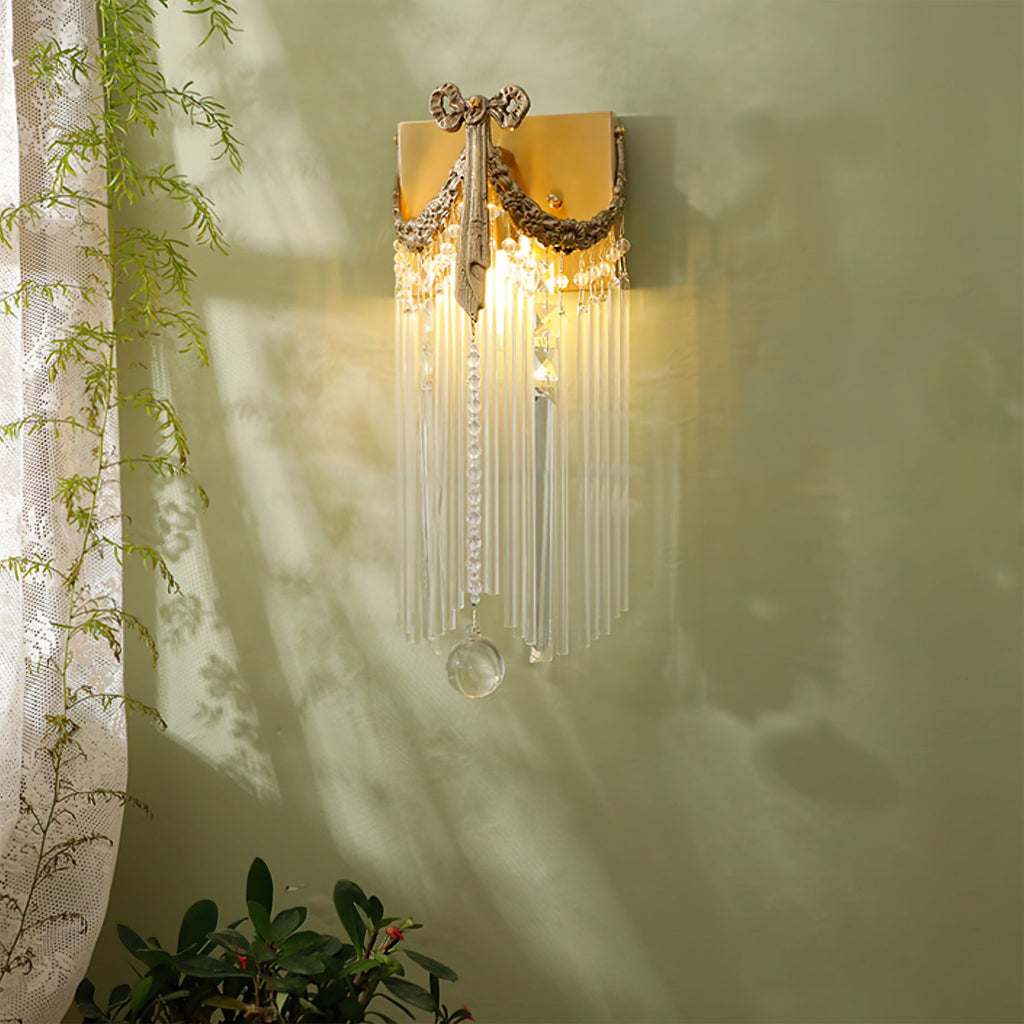 WINTHROP CRYSTAL BOWTIE WALL SCONCE