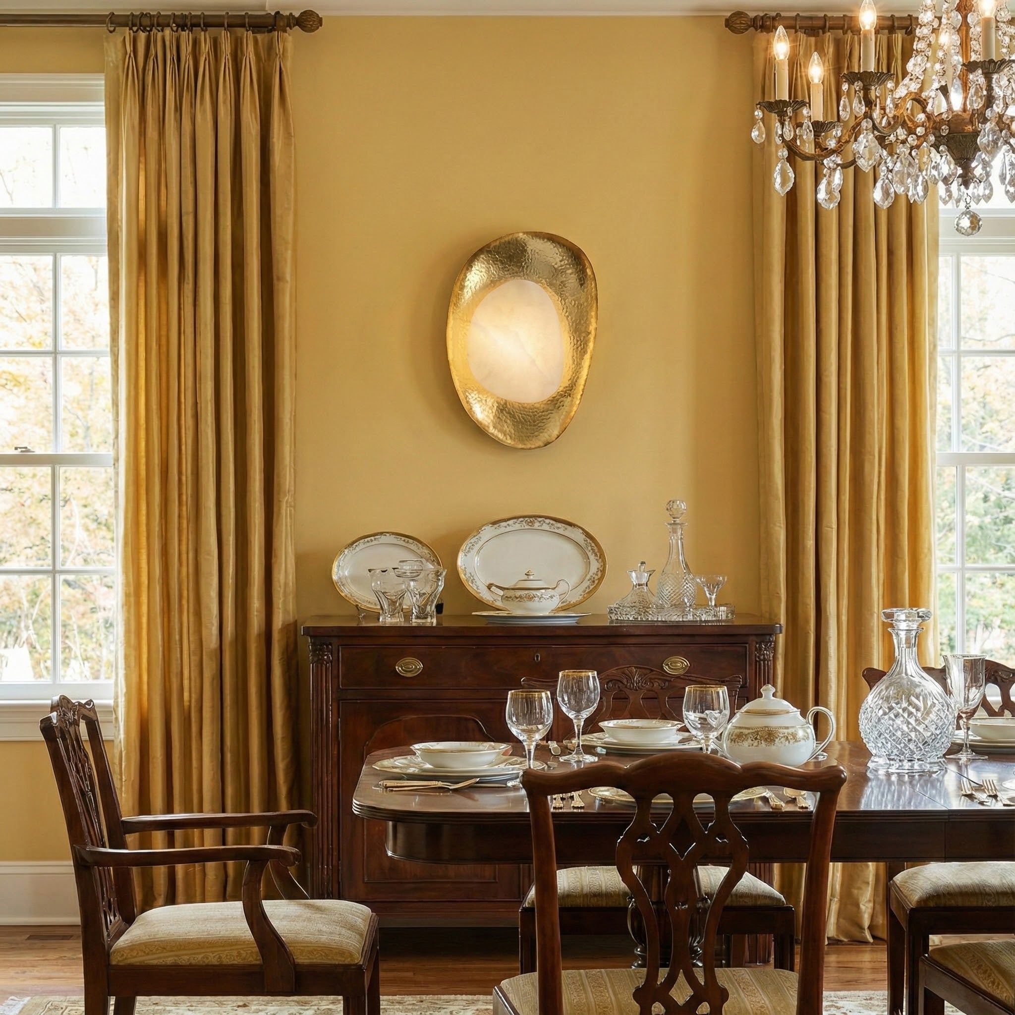 Winthrop Luminescent Alabaster Sconce