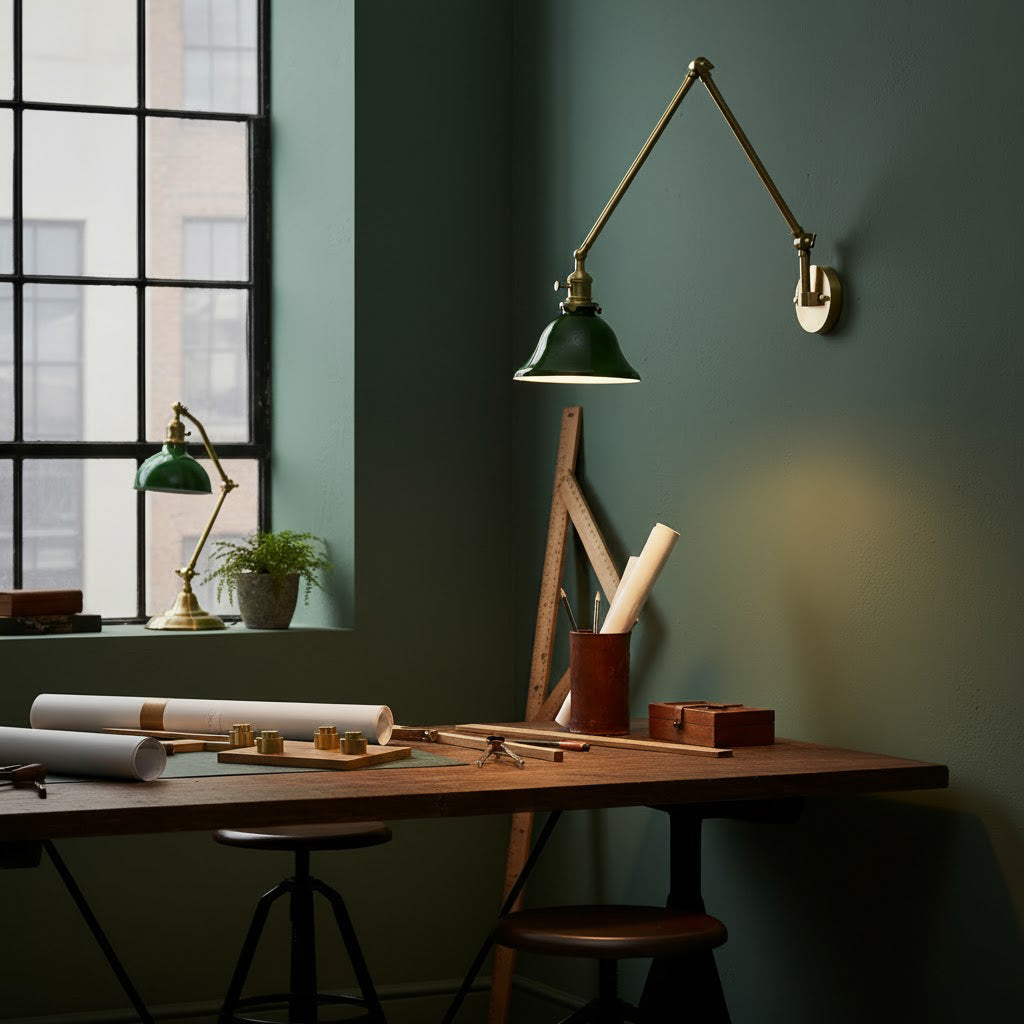 FENWICK ADJUSTABLE SWINGING WALL LIGHT