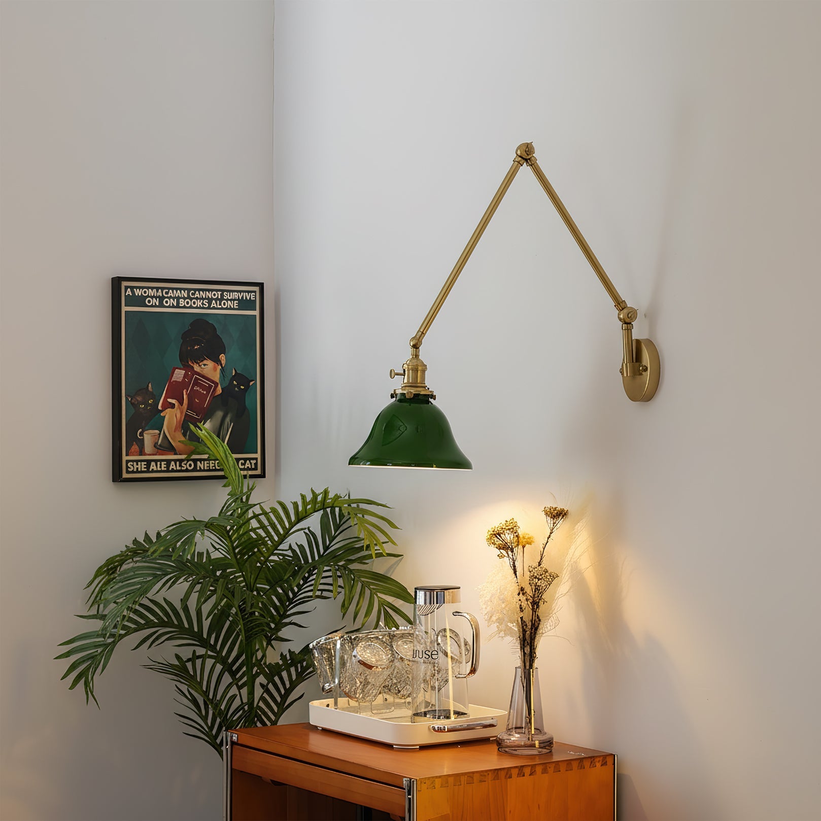 FENWICK ADJUSTABLE SWINGING WALL LIGHT