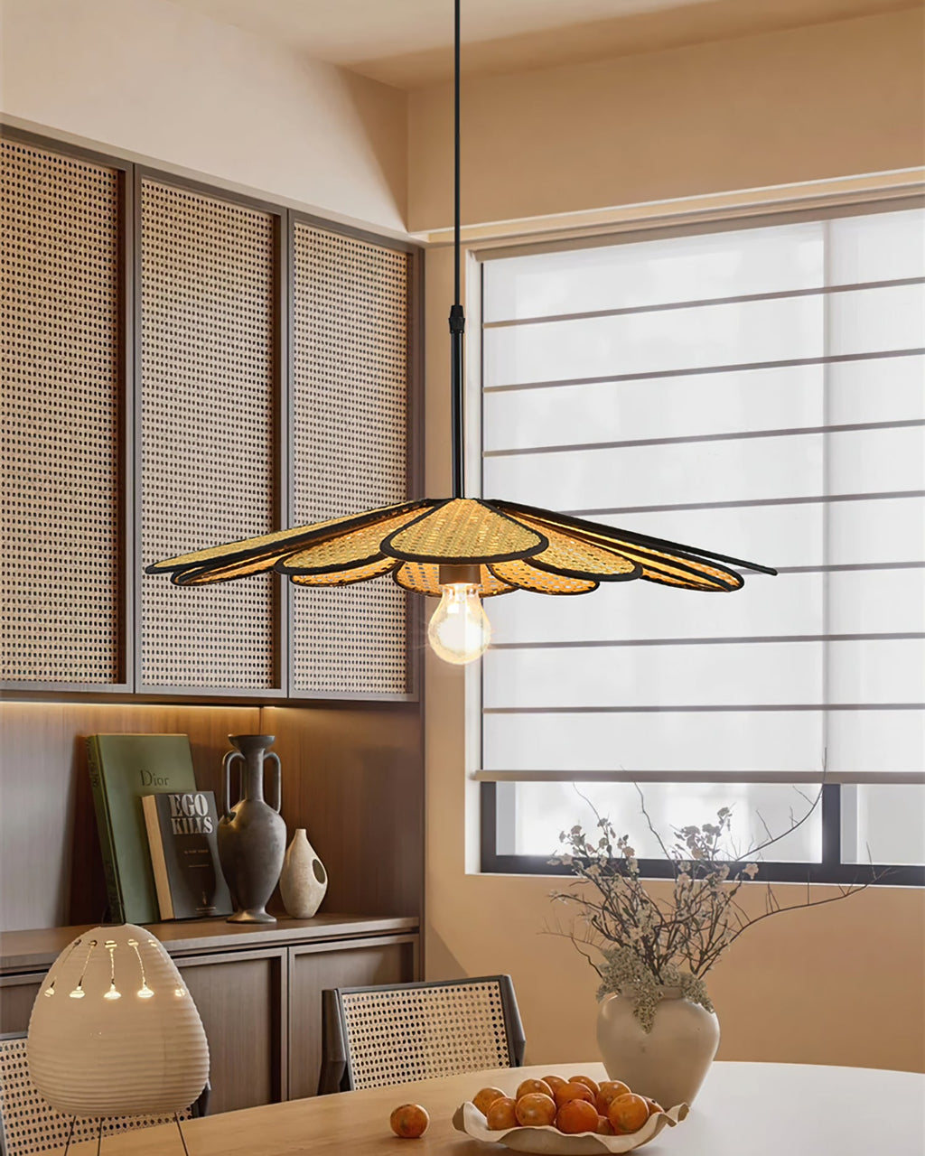 WINTHROP WOVEN CEILING LANTERN