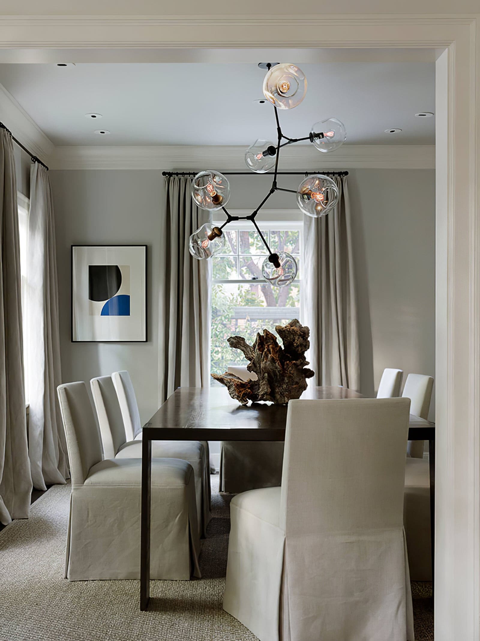 WINTHROP ORBITAL ILLUMINATION CHANDELIER
