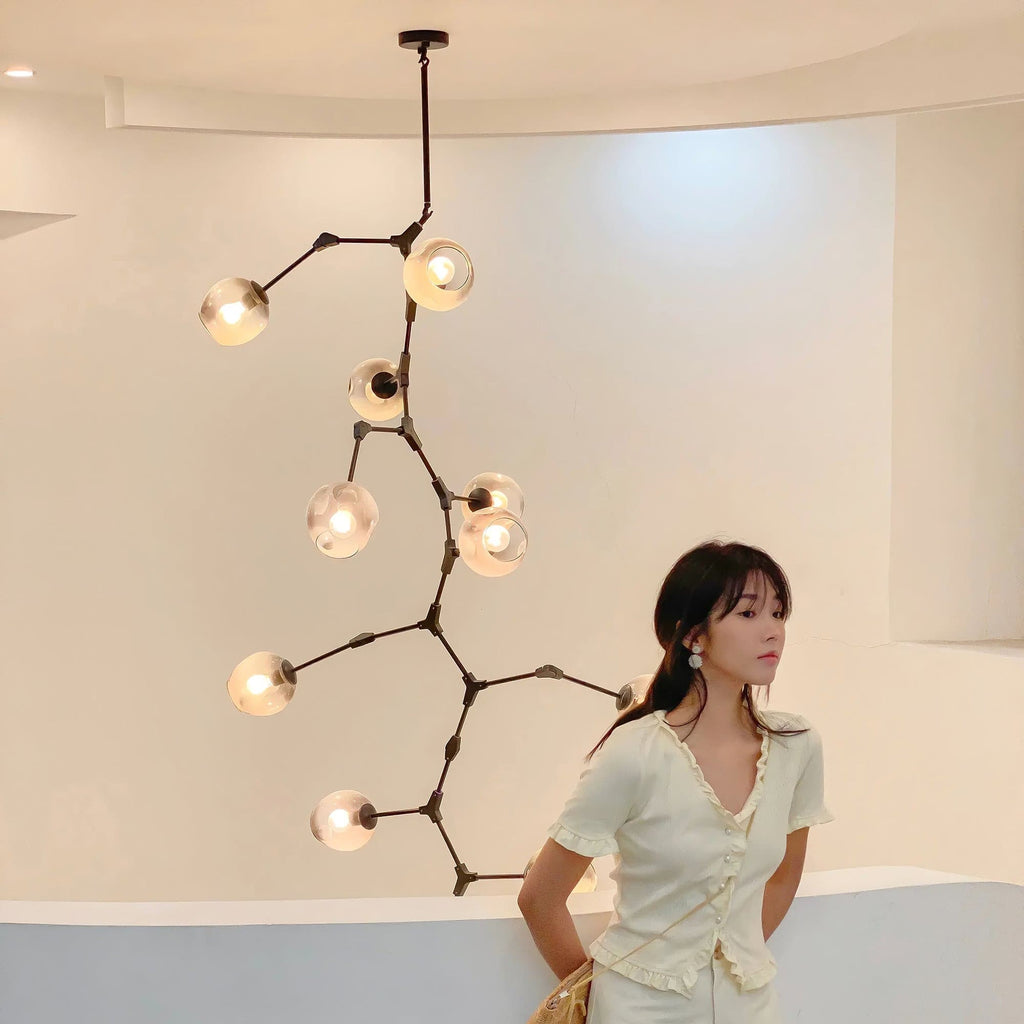 WINTHROP ORBITAL ILLUMINATION CHANDELIER