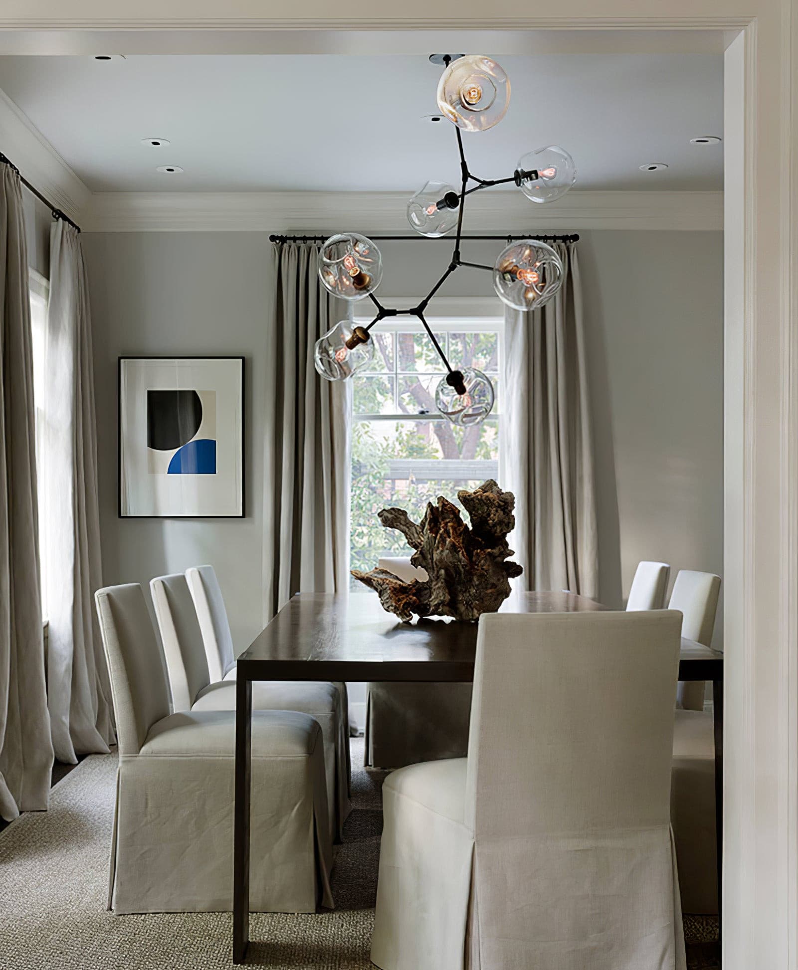 WINTHROP ORBITAL ILLUMINATION CHANDELIER
