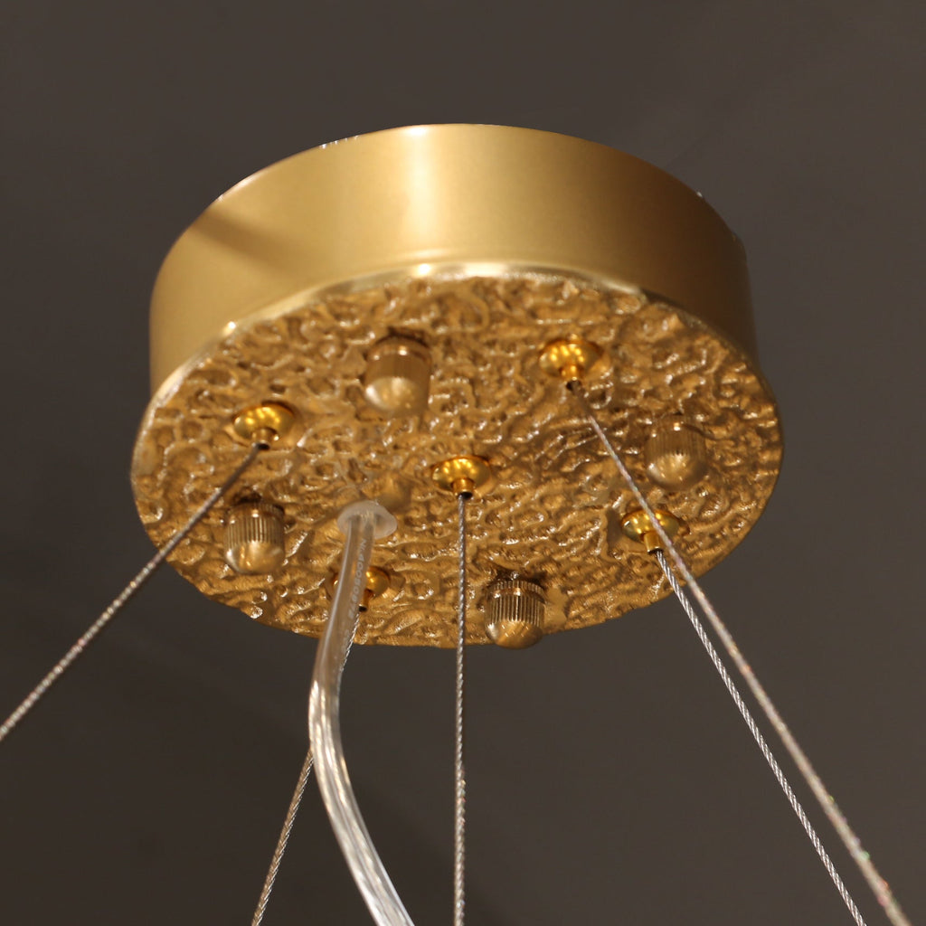 WINCHESTER BRASS FOLIAGE CEILING LIGHT