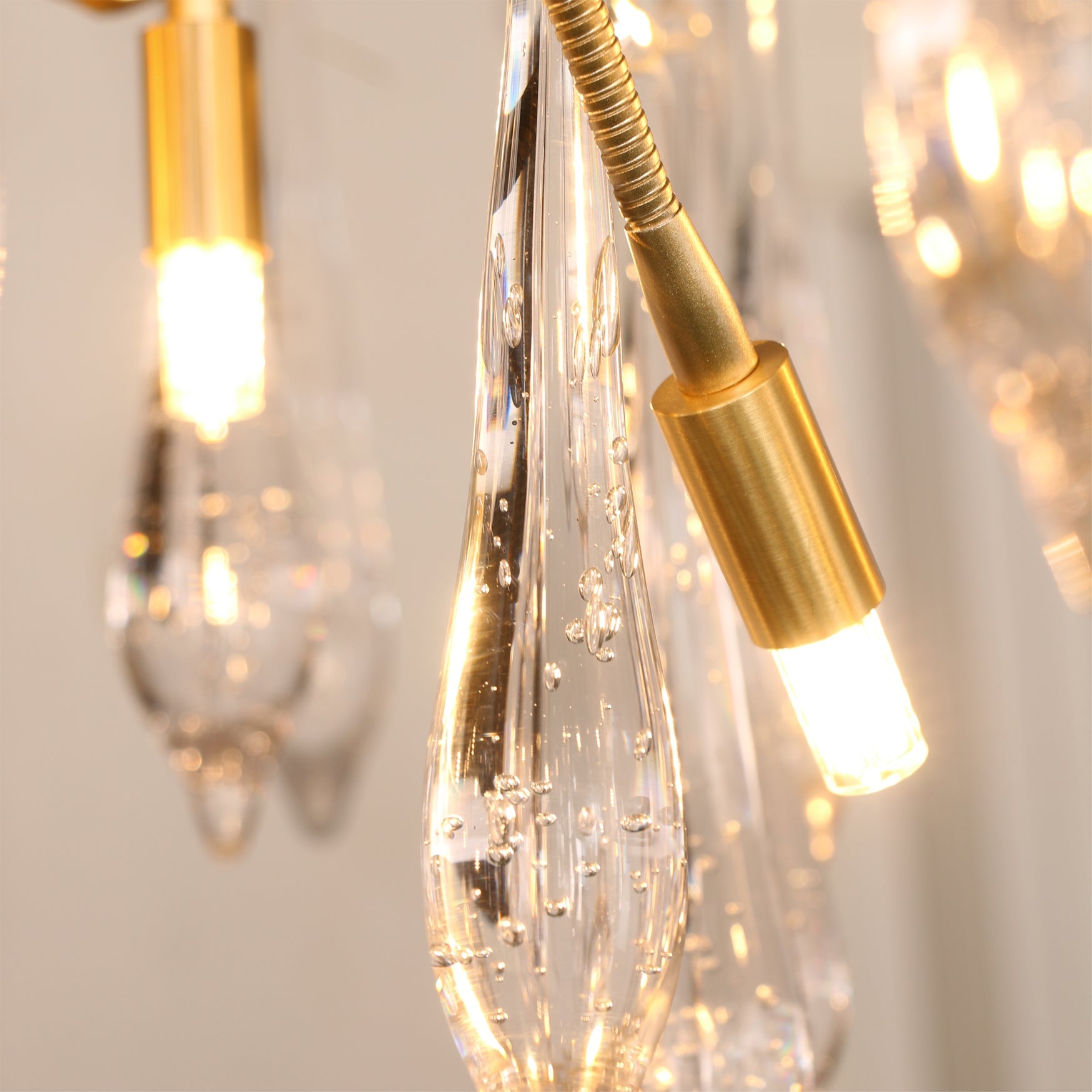 WINCHESTER BRASS FOLIAGE CEILING LIGHT