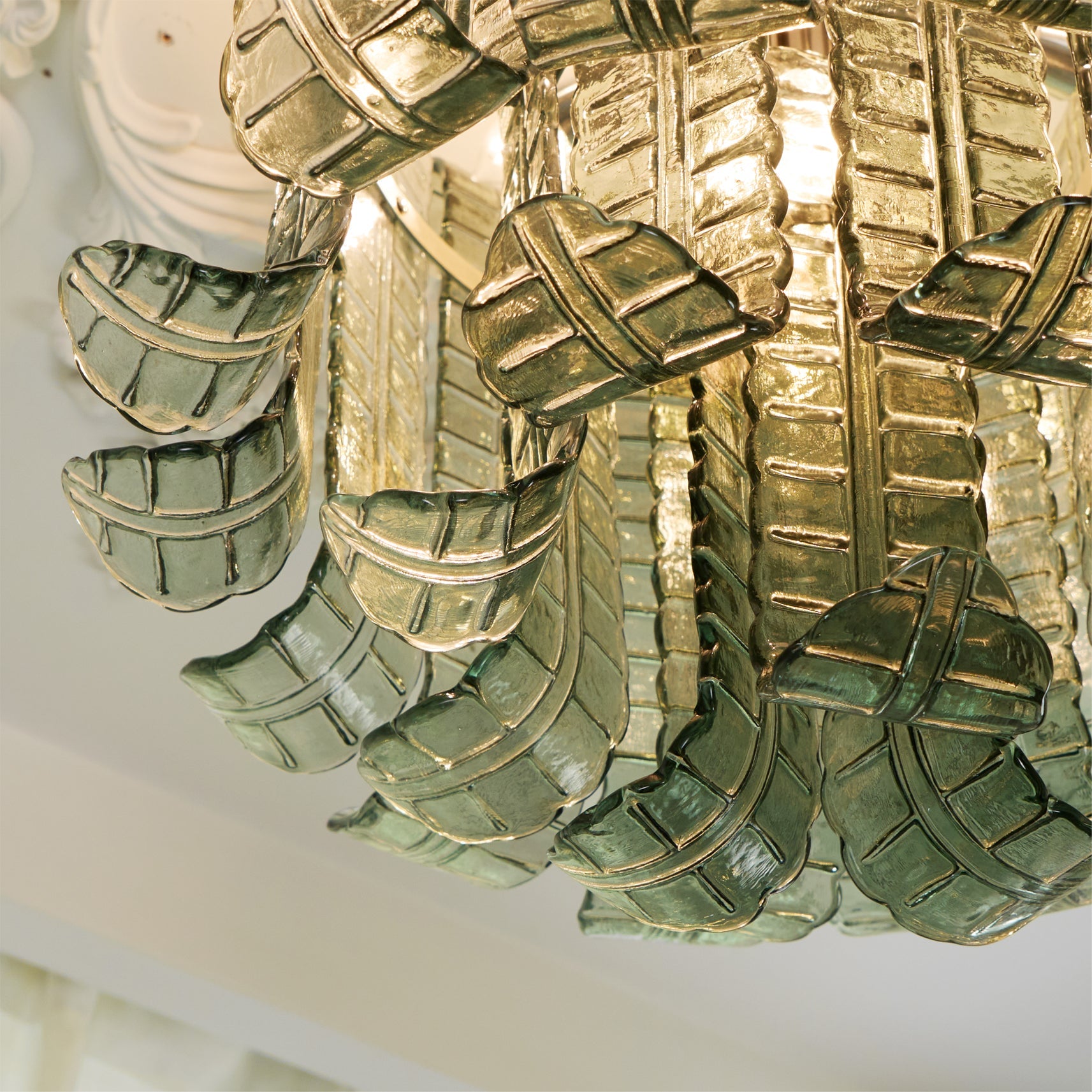 CARLETON CRYSTAL GLOBE CEILING LIGHT