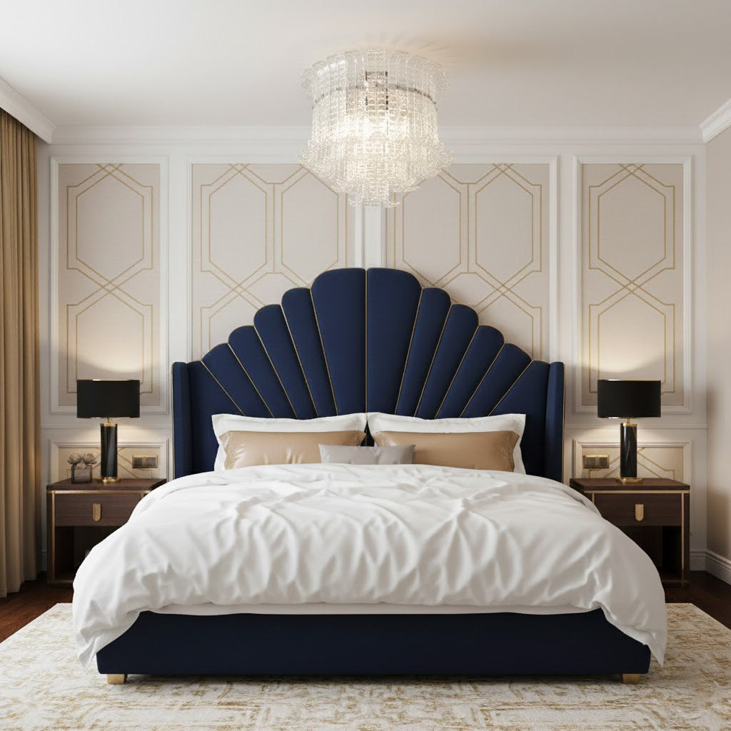 CARLETON CRYSTAL GLOBE CEILING LIGHT