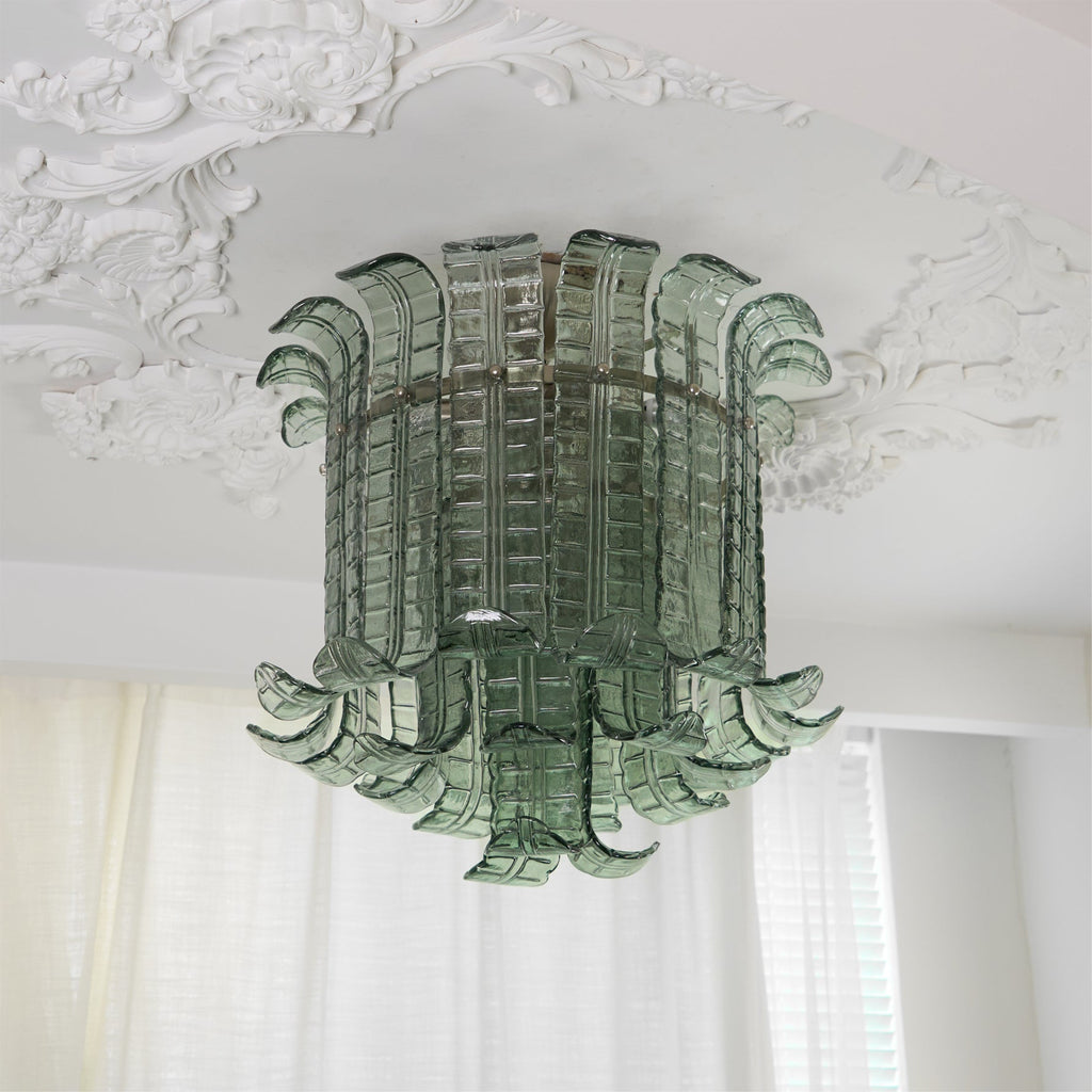 CARLETON CRYSTAL GLOBE CEILING LIGHT