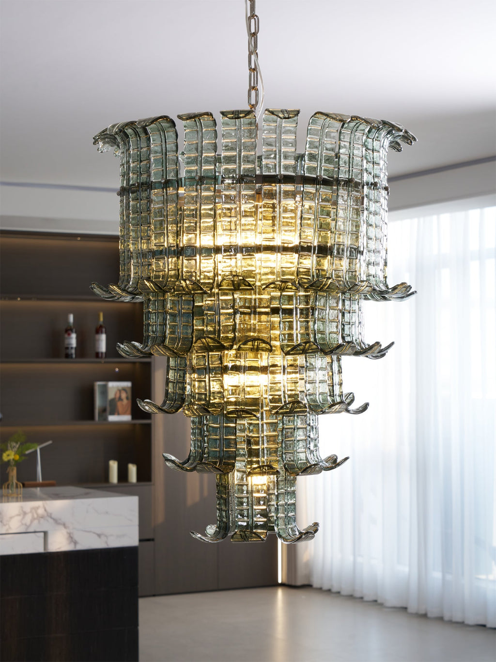 Ravenswood Crystal Cascade Chandelier