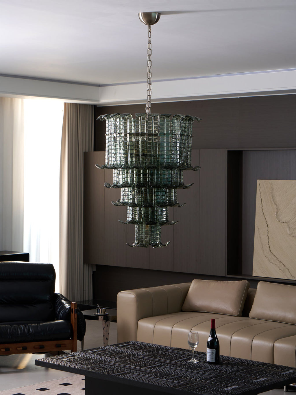 Ravenswood Crystal Cascade Chandelier