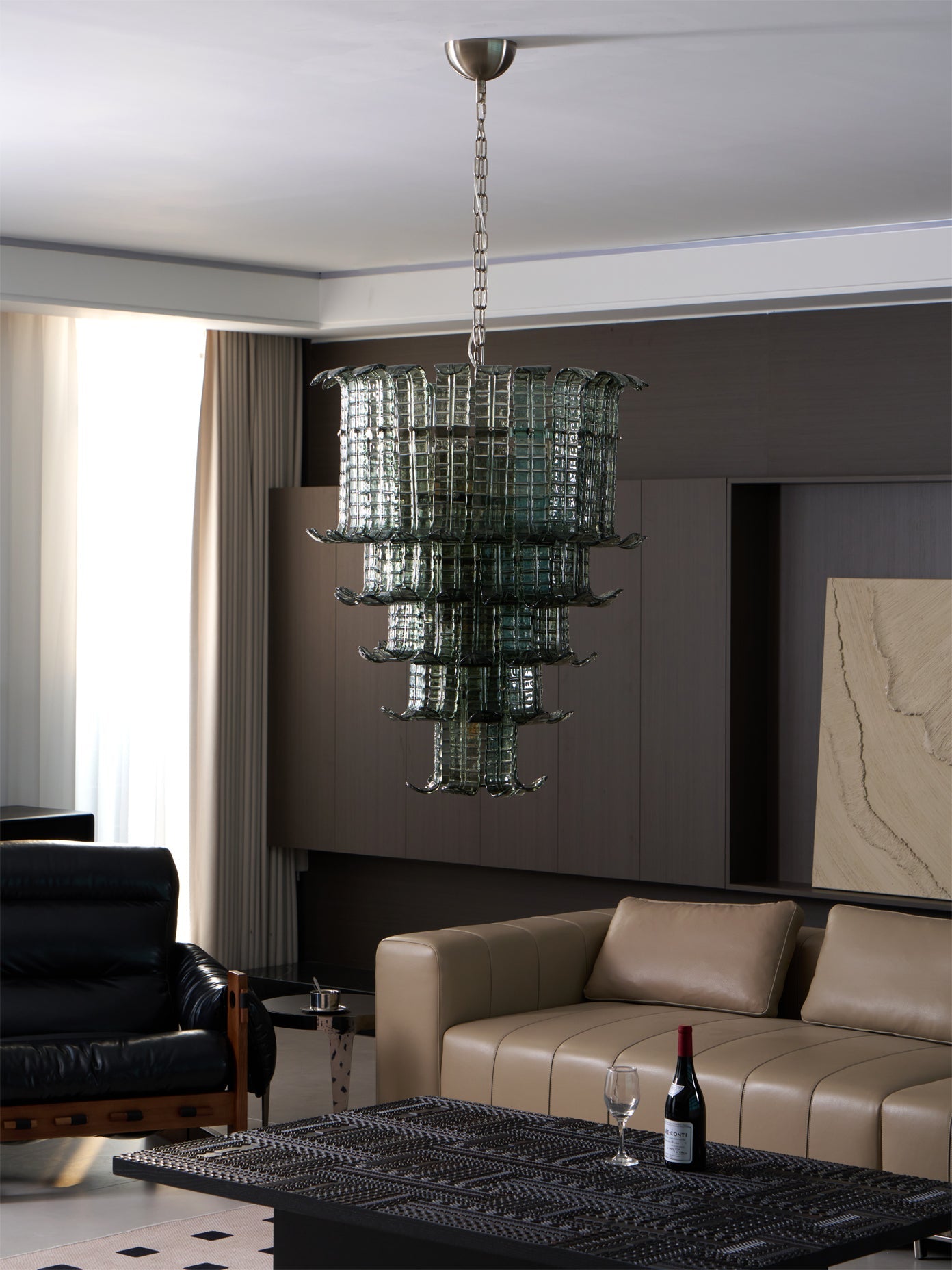 Ravenswood Crystal Cascade Chandelier