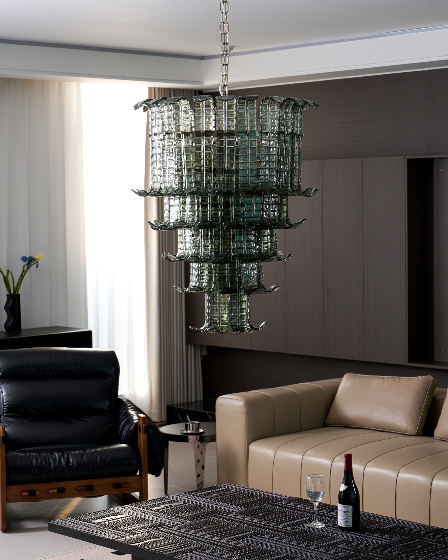 Ravenswood Crystal Cascade Chandelier