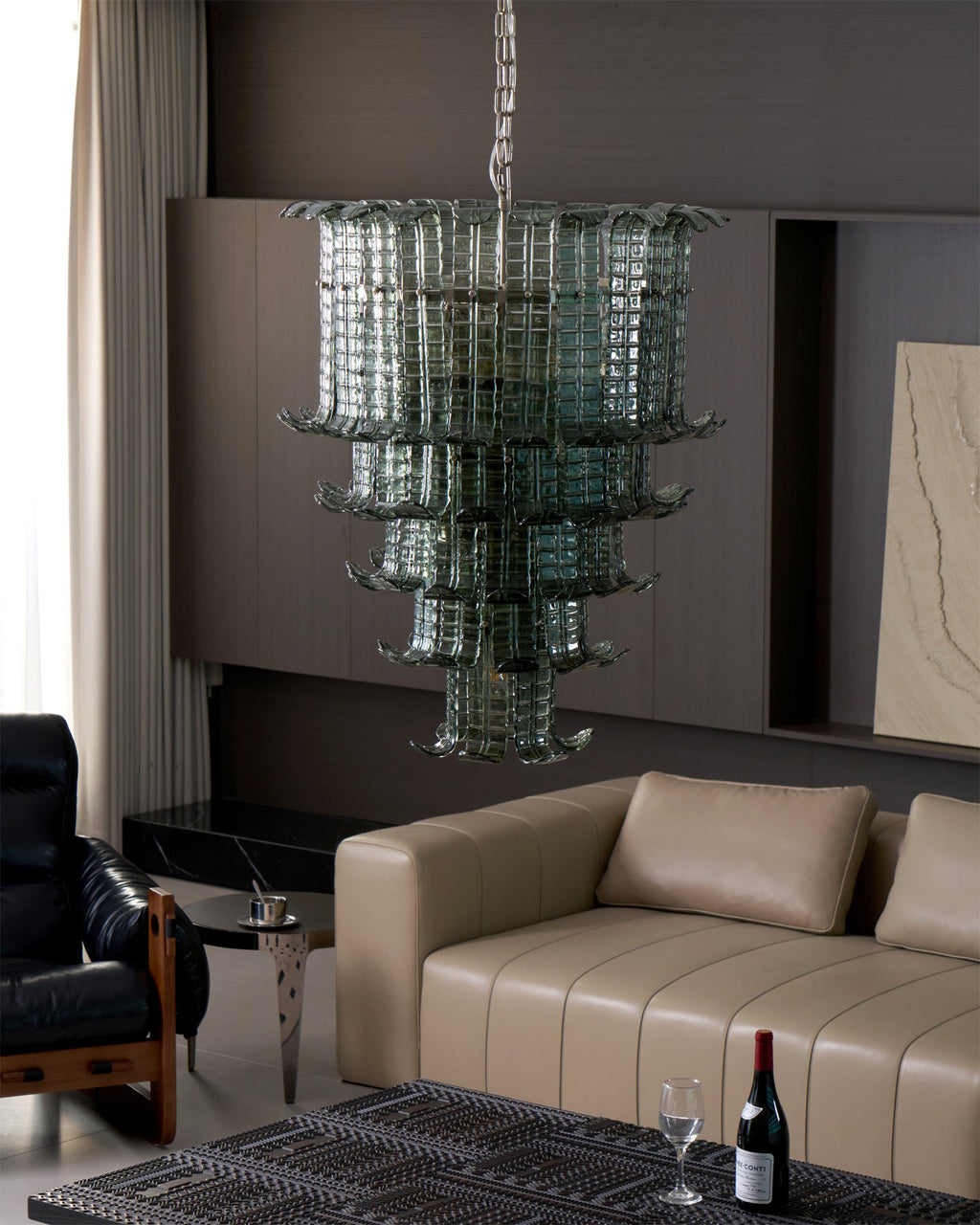 Ravenswood Crystal Cascade Chandelier