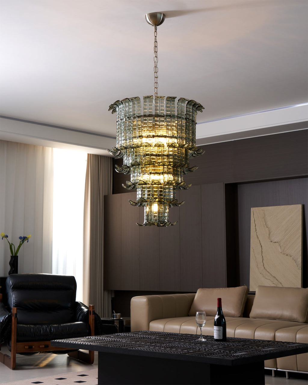 Ravenswood Crystal Cascade Chandelier