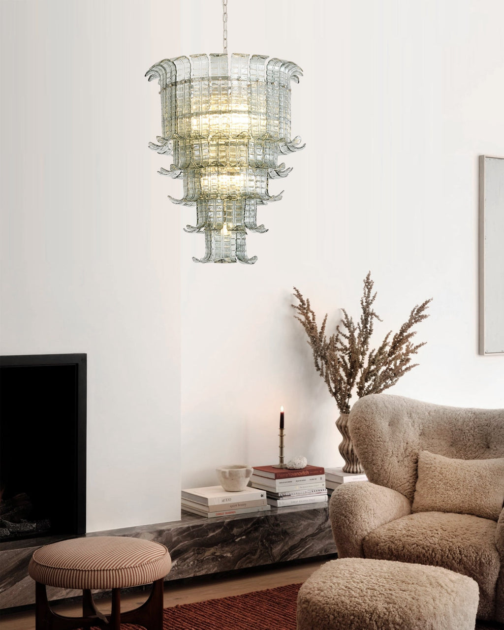 Ravenswood Crystal Cascade Chandelier