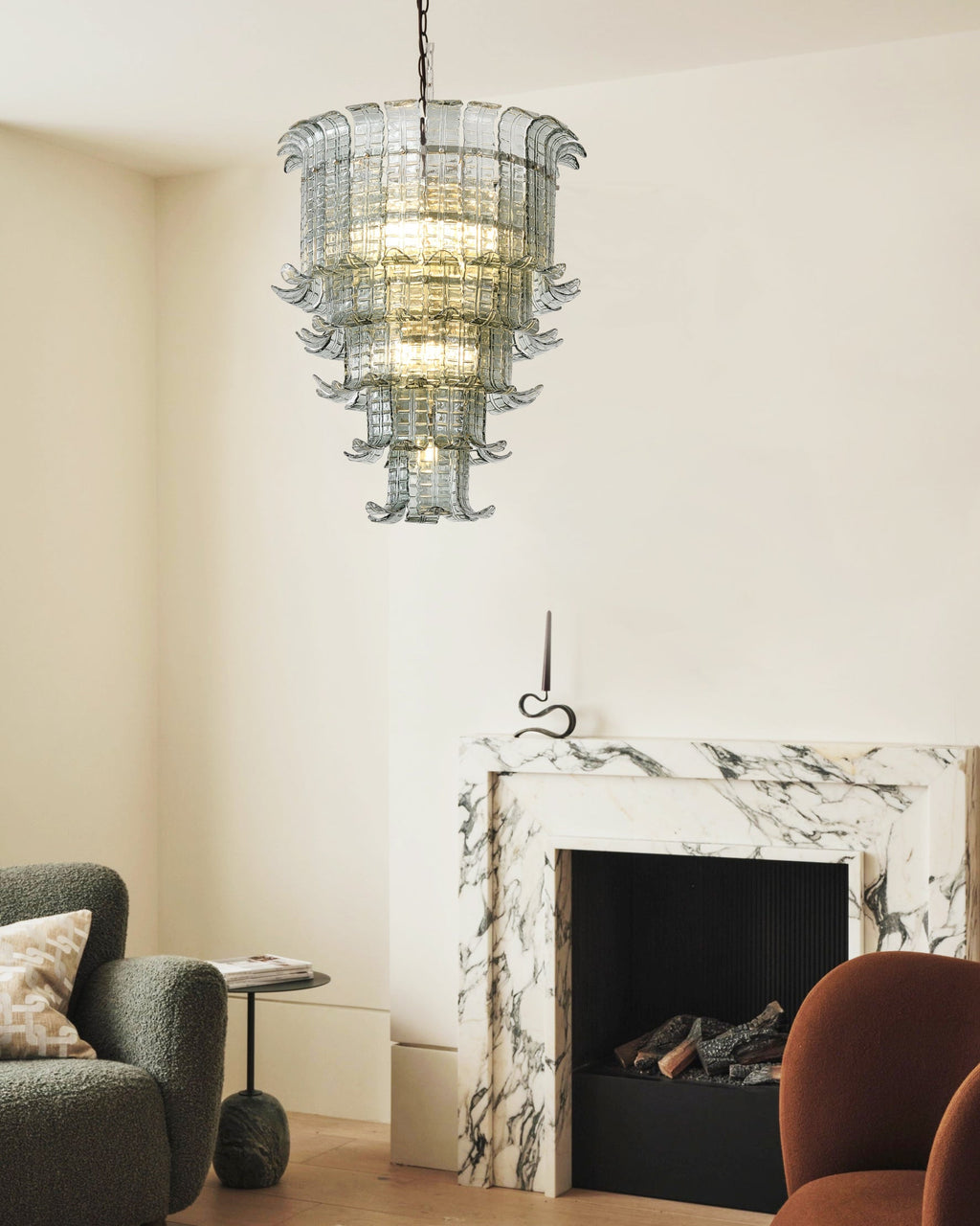 Ravenswood Crystal Cascade Chandelier